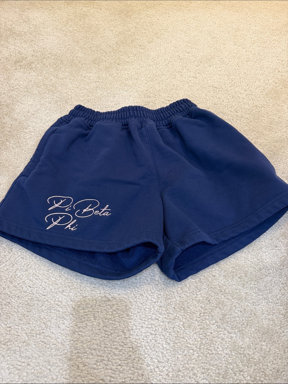 women Navy Athletic Shorts